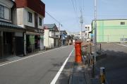 寺泊 - 丸ポストのある風景